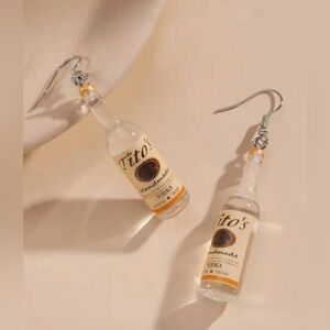 Tito's Vodka Bottle Earrings